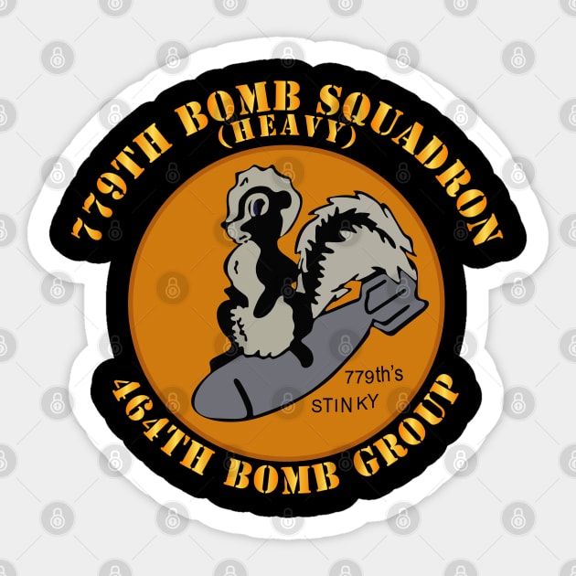 779th Bomb Squadron - 464th BG - WWII Sticker by twix123844